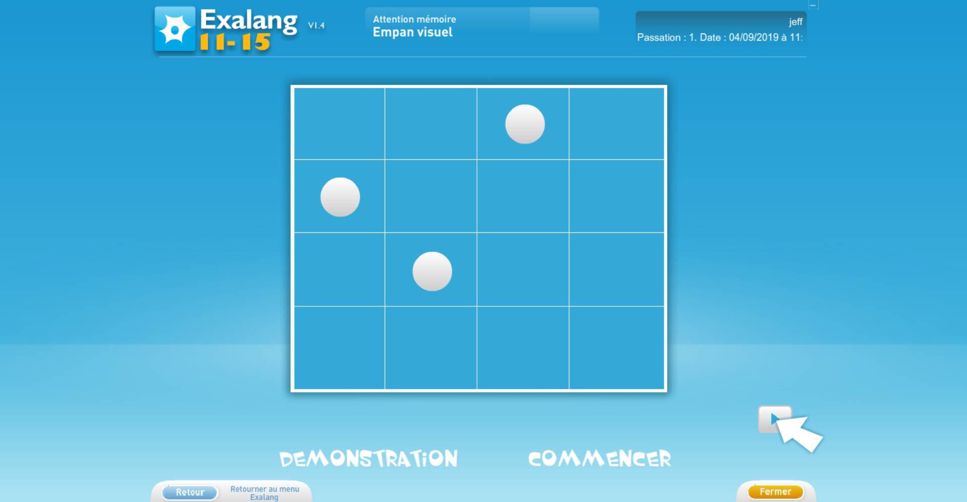 Exalang 11 15 ans logiciel de bilan de langage oral et écrit et test de langage des patients adolescents de 11 à 15 ans - attention mémoire et Empan visuel