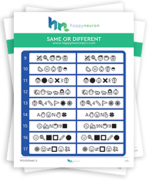 Free Attention Worksheets | Download and Print | HappyNeuron Pro