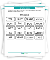 Free Aphasia Worksheets Download - FreeWorksheets Packet38 165x200 