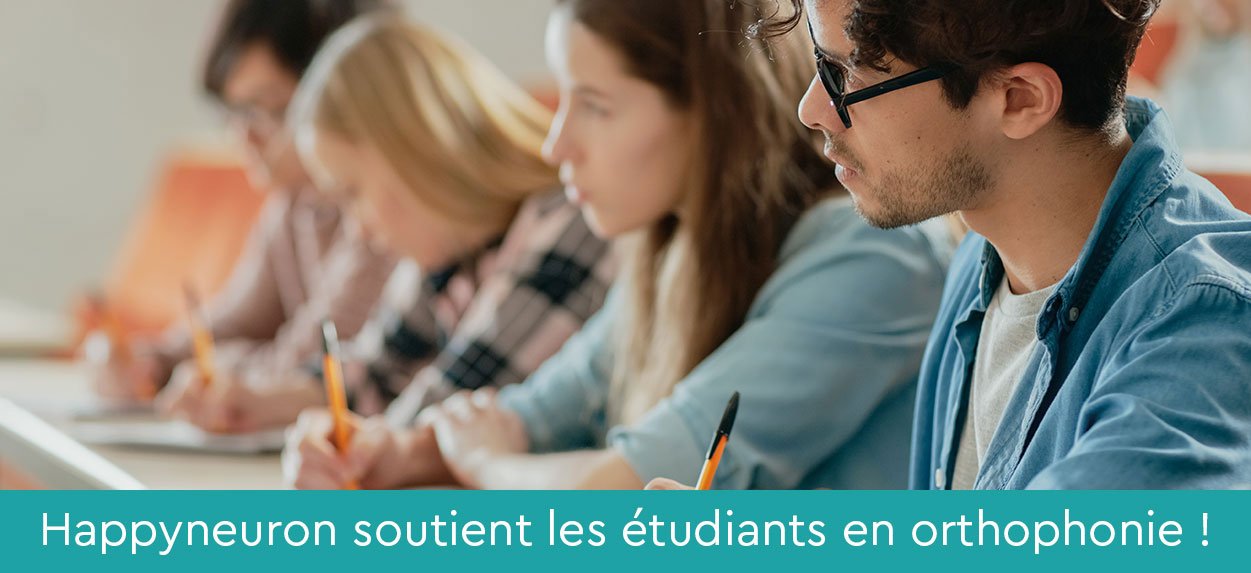 Offre happyneuron pour les etudiants en orthophonie qui préparent leur mémoire
