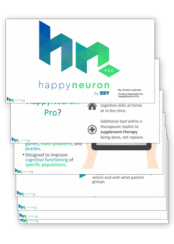 HappyNeuronPro Presentation