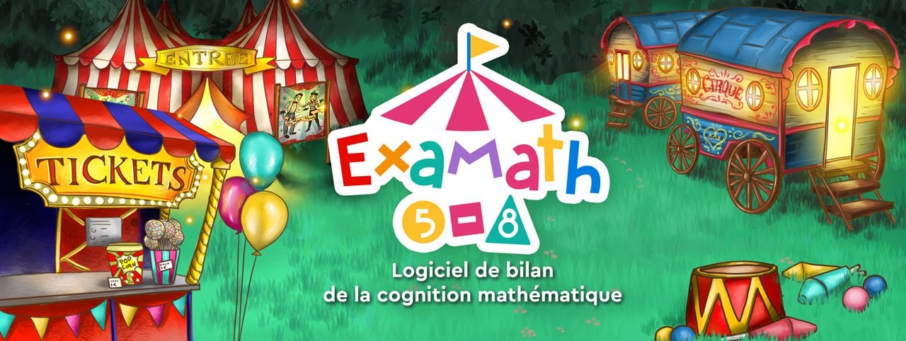 Logiciel Examath 5-8, logiciel d'évaluation de la cognition mathématique des enfants de la GSM au CE1 - orthophonie.